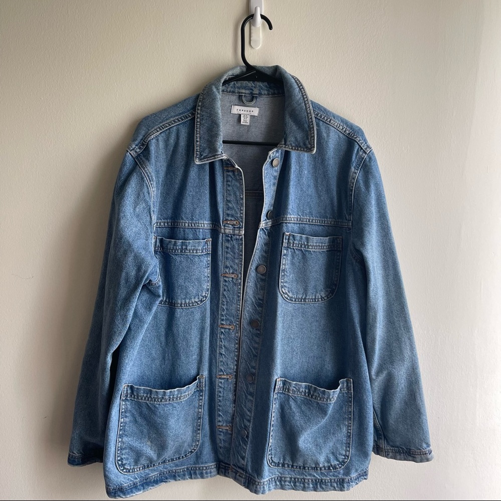 Topshop Denim Shacket/Jacket